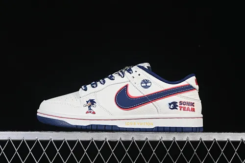 All categories Nk SB Dunk Series Nk SB Dunk Low High-end customized low-top sneakers Nike SB Dunk Low Three-party joint brand Milky white and purple High-end customized low-top casual sneakers NH0601-479